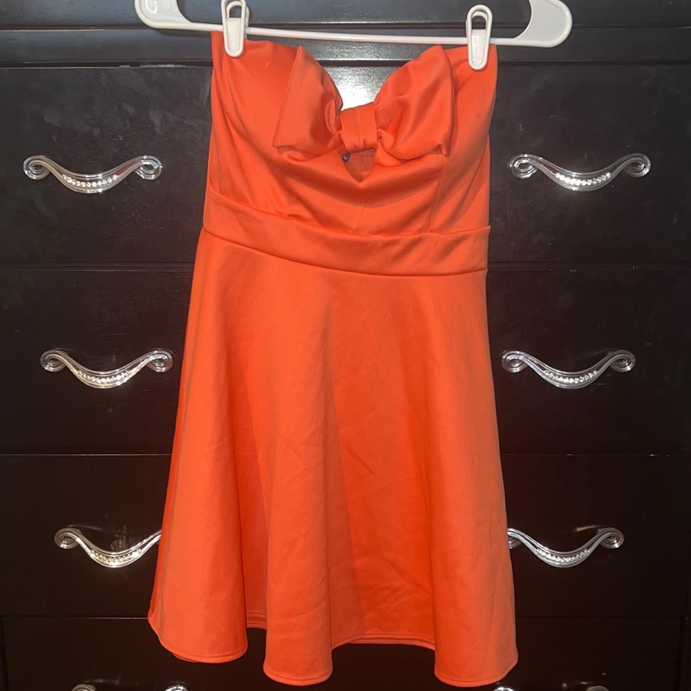 Strapless Bow Dress